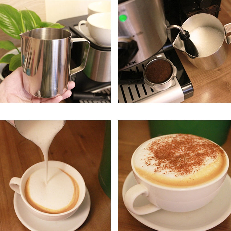Stainless Steel Espresso Frothing Jug Pitcher